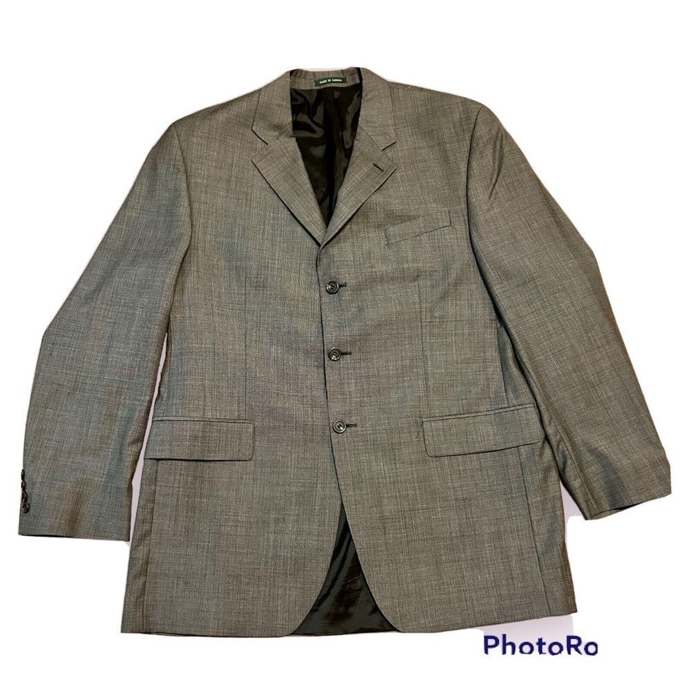 Lauren Ralph Lauren Men's Suit Jacket 44x38 Big Tall Gray Blazer‎ office wedding